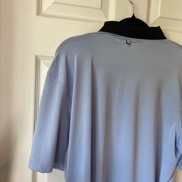 Greyson Polo Shirt Men’s XL Light Blue Short Par 4 Golf - Picture 7 of 11